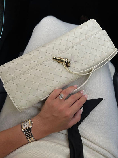 Sac tissé Bianca – Élégance et savoir-faire artisanal