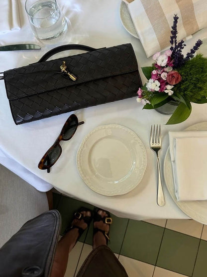 Sac tissé Bianca – Élégance et savoir-faire artisanal