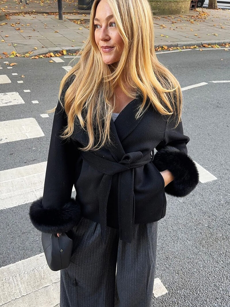 Manteau Grace en fausse fourrure – Élégance et chaleur en toute saison