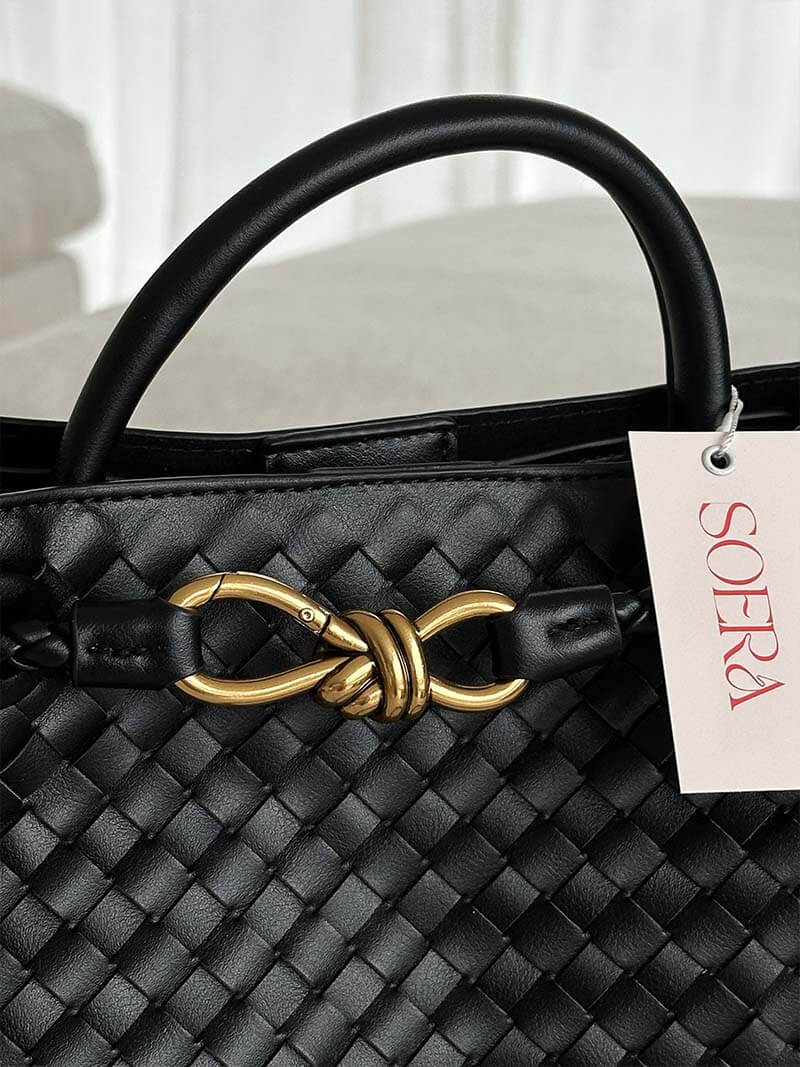 Sac tressé Lucia – Élégance et raffinement au quotidien