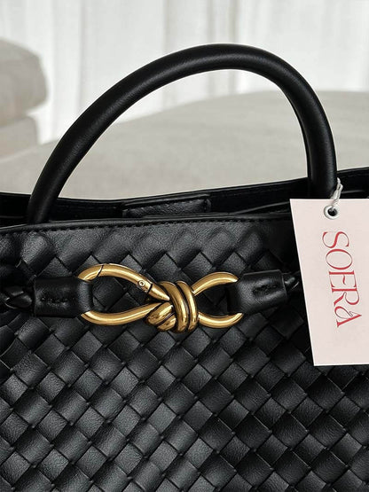 Sac tressé Lucia – Élégance et raffinement au quotidien