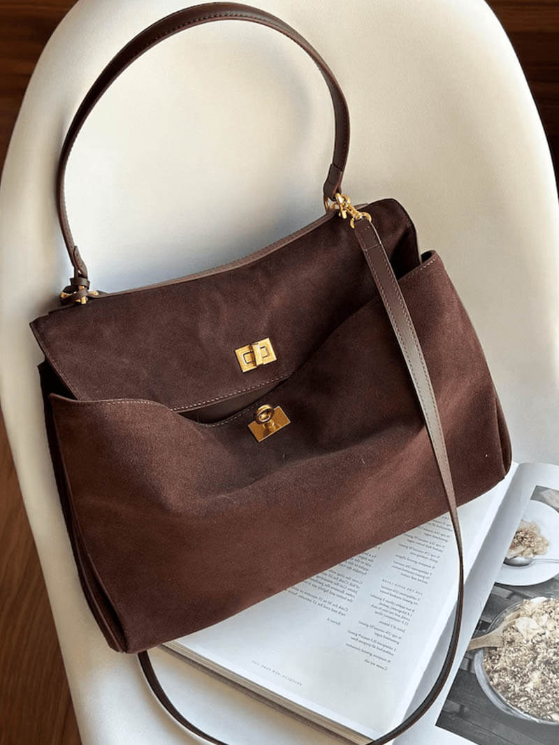 Sac Ramona en daim végan – Élégance et praticité au quotidien