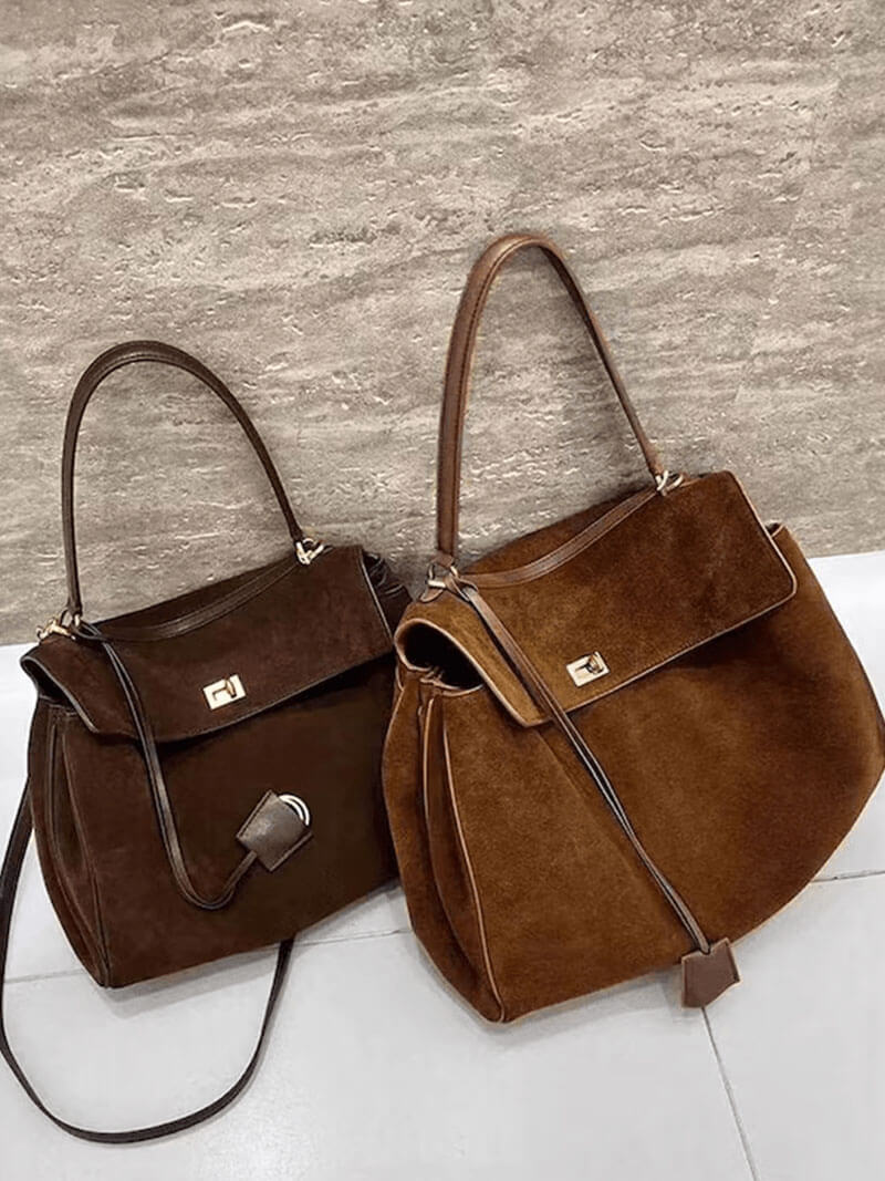 Sac Ramona en daim végan – Élégance et praticité au quotidien