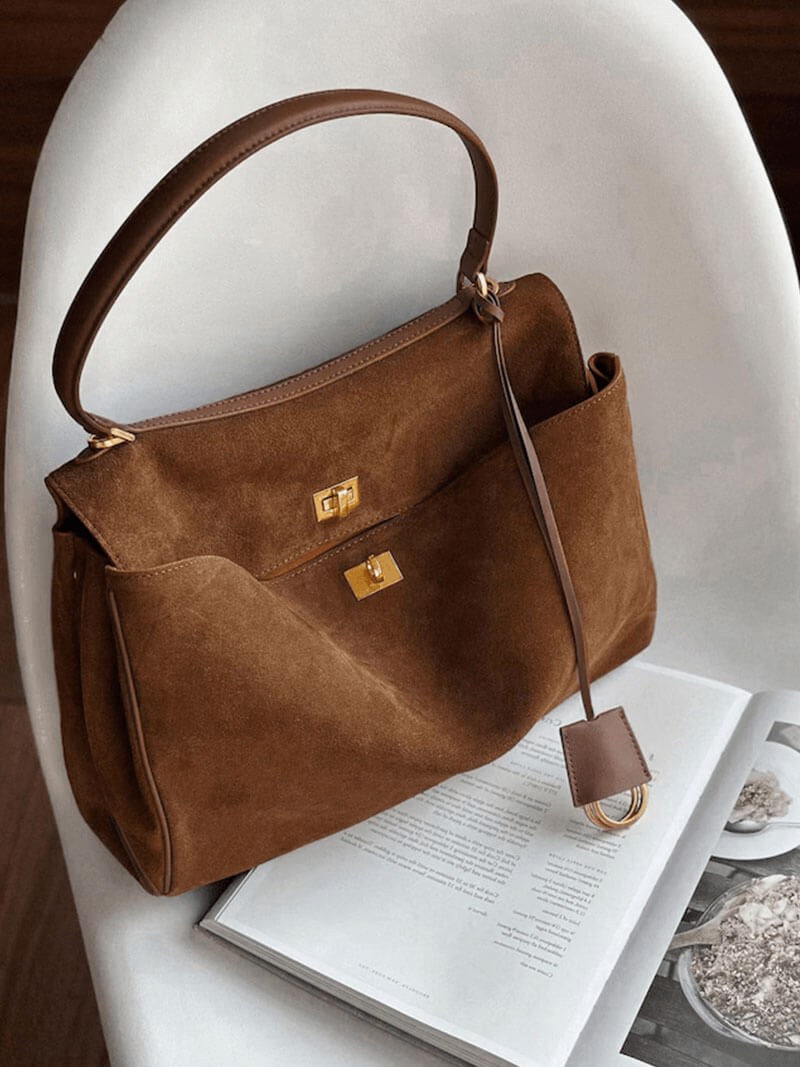 Sac Ramona en daim végan – Élégance et praticité au quotidien
