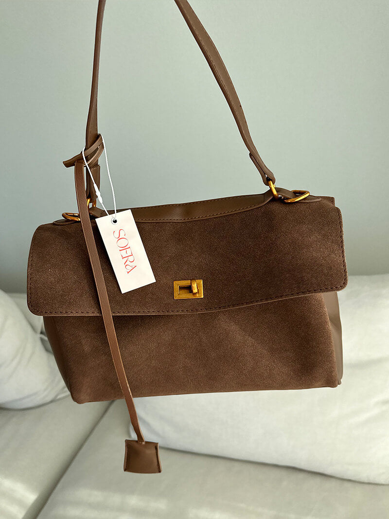 Sac Ramona en daim végan – Élégance et praticité au quotidien