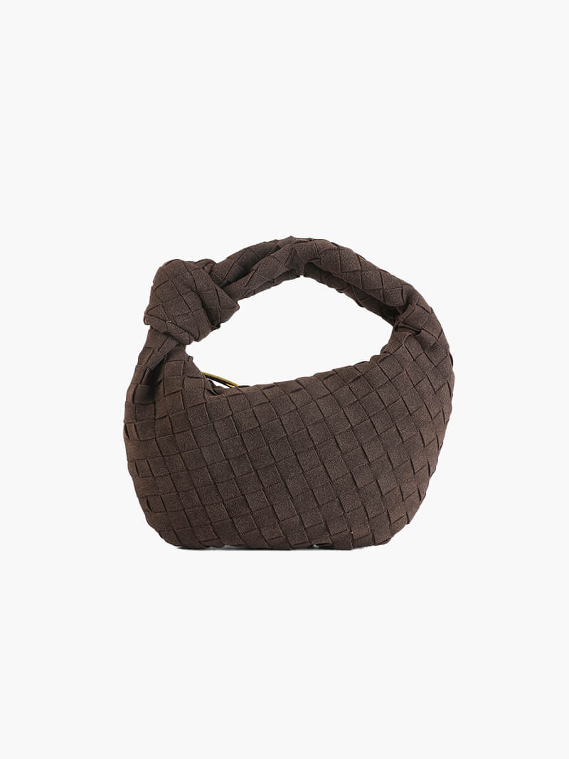 Mini sac en daim tressé – Élégance et raffinement au quotidien