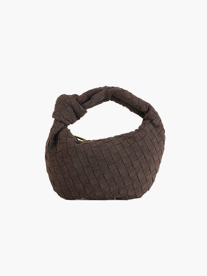 Mini sac en daim tressé – Élégance et raffinement au quotidien