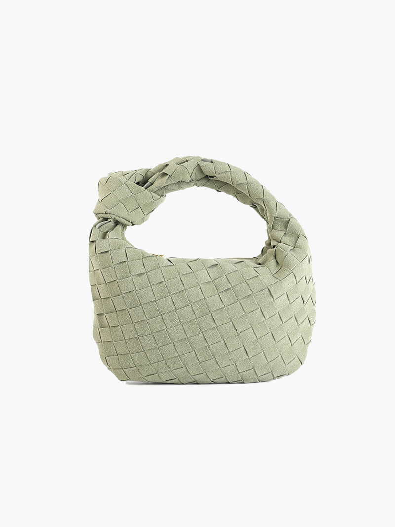 Mini sac en daim tressé – Élégance et raffinement au quotidien