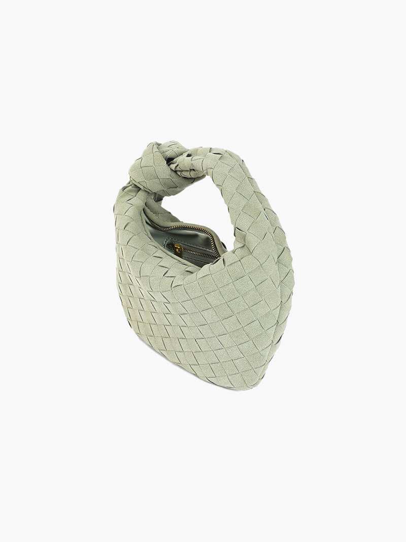 Mini sac en daim tressé – Élégance et raffinement au quotidien