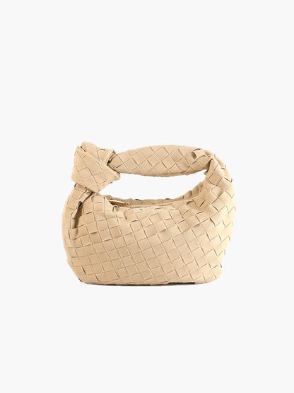 Mini sac en daim tressé – Élégance et raffinement au quotidien