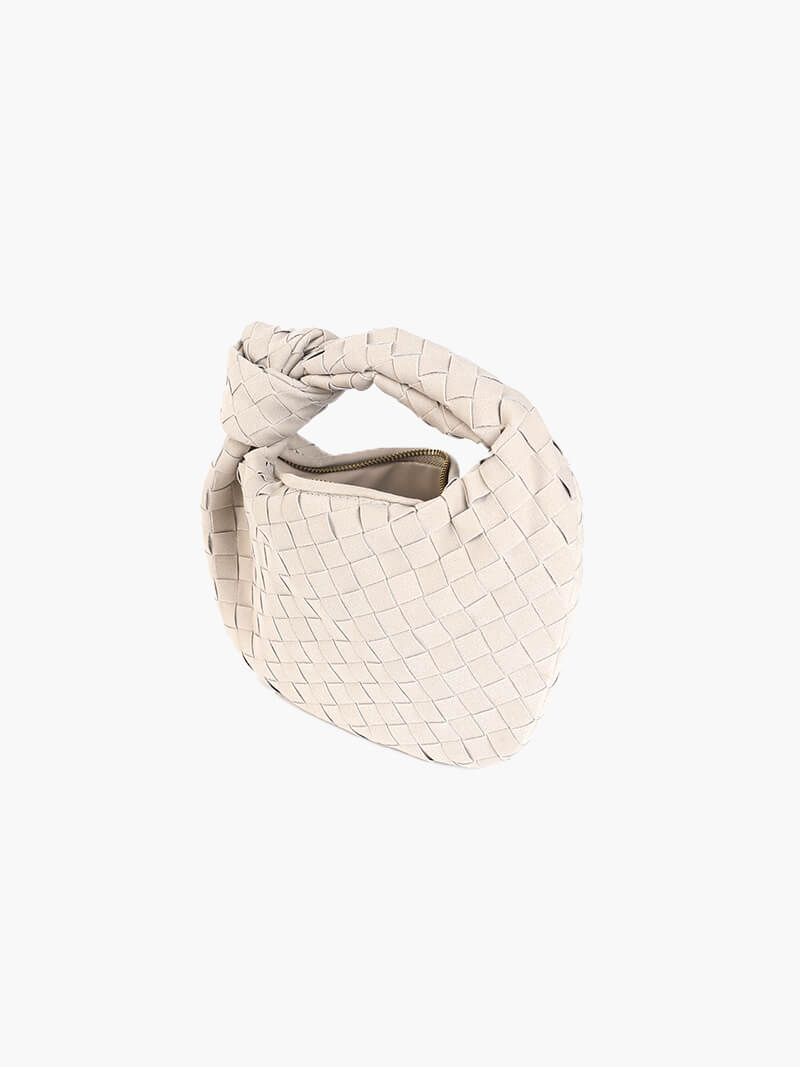 Mini sac en daim tressé – Élégance et raffinement au quotidien