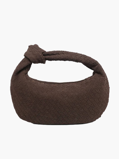 Sac tressé en daim – Élégance et praticité au quotidien