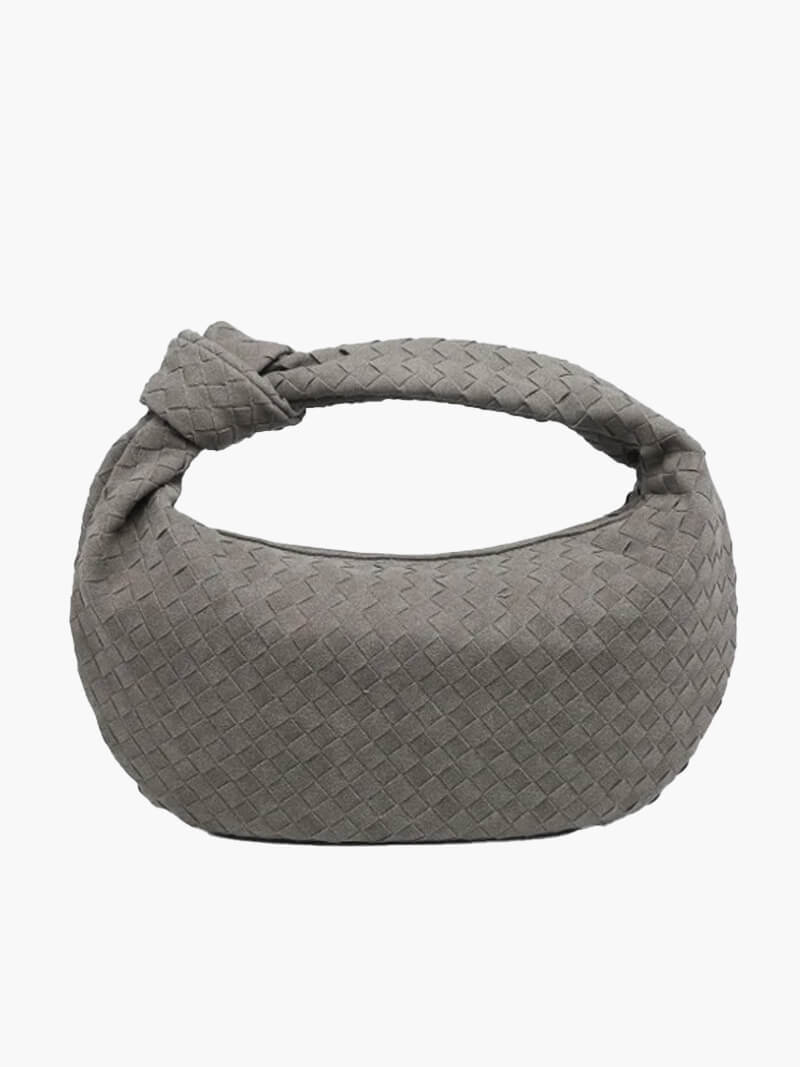 Sac tressé en daim – Élégance et praticité au quotidien