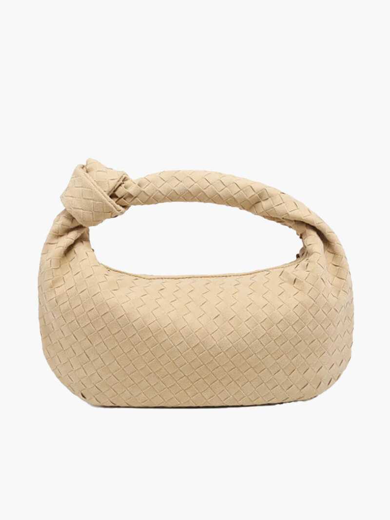 Sac tressé en daim – Élégance et praticité au quotidien