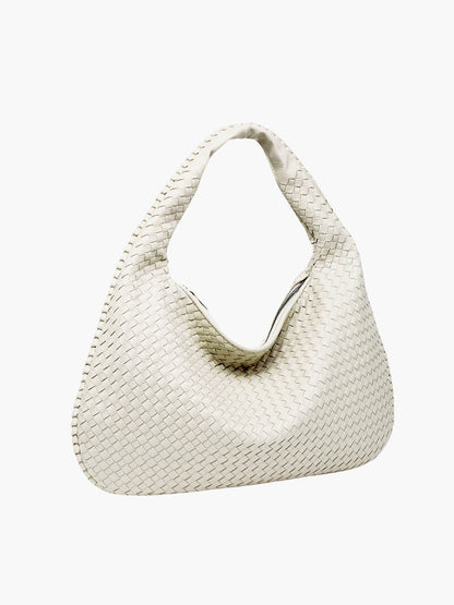 Sac à main élégant en cuir vegan – Style intemporel et détails tressés